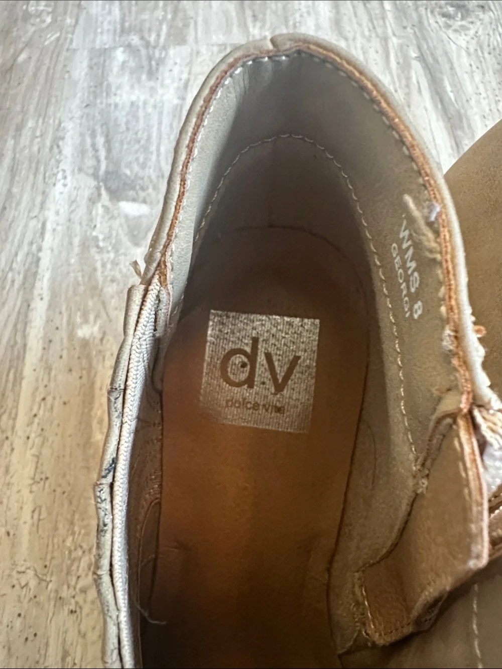 DV by Dolce Vita Taupe Tan Wedge  3.25” heel